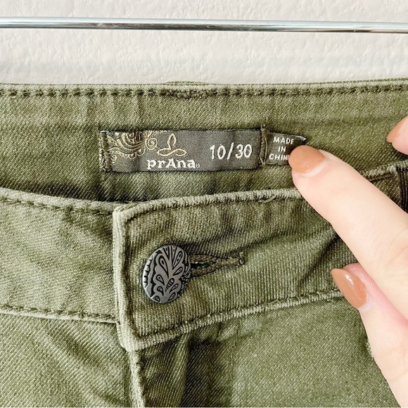 PrAna Women’s Kara Straight Leg Denim Jeans Cargo Green Size 10/30 - Picture 6 of 11
